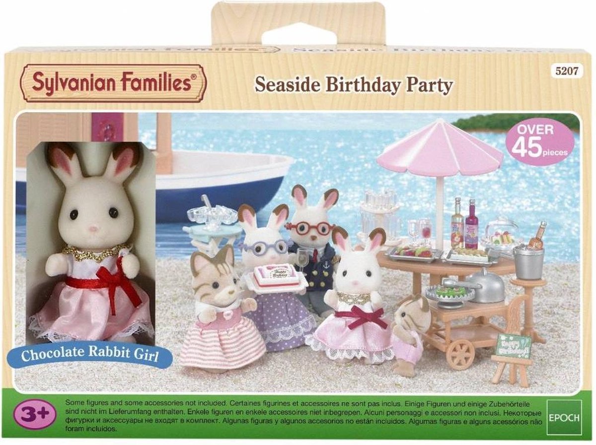 Sylvanian Families Verjaardagsfeest aan Zee 5207