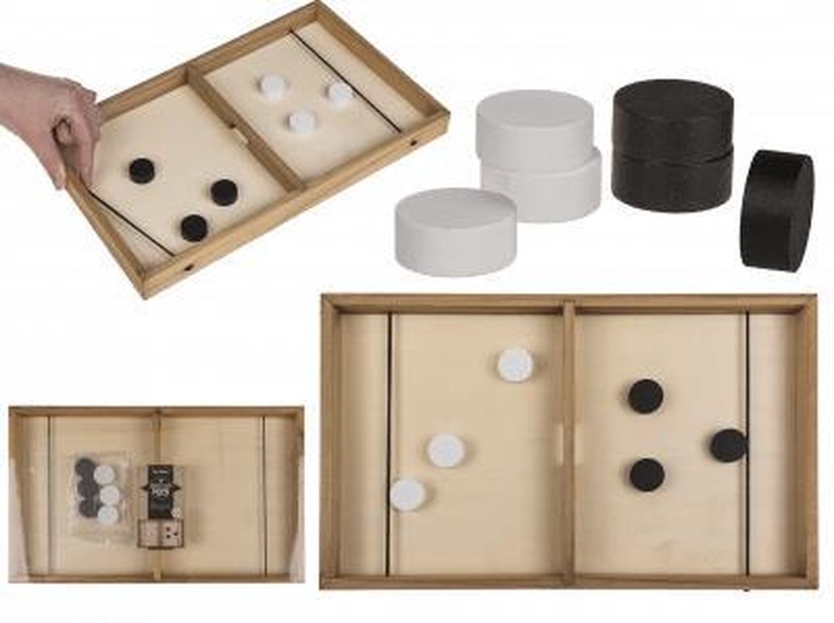 Sjoelbak - Sling Puck Houten Bordspel