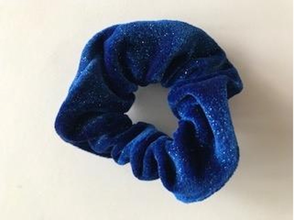 Royal Met Zilver glitter Velours Haarwokkel