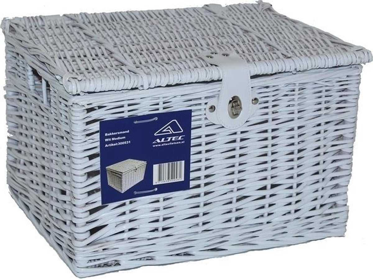 Bakkersmand Wit Medium 41x34x27  *** ACTIE UITVERKOOP ***LAAGSTE PRIJS GARANTIE ***
