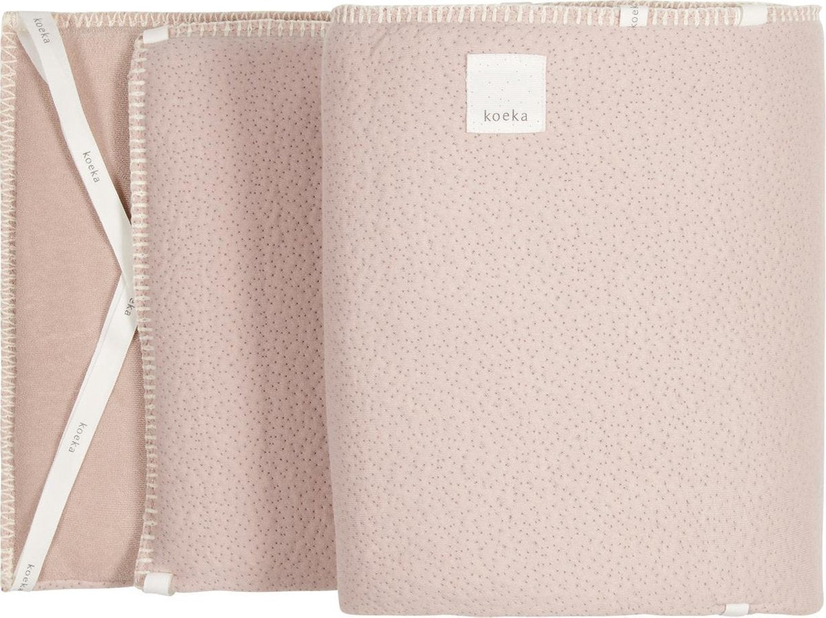 Koeka Bedbumper / parkomranding Riga - grey pink 180x30cm