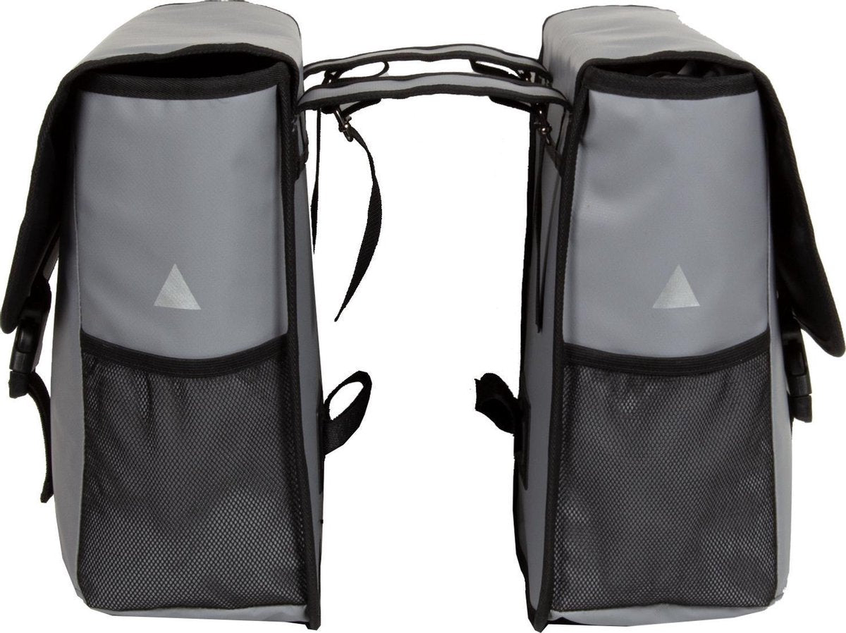 Bike - Carbon - Fietstas - Planner 2 side bag - Waterafstotend PU materiaal - Grijs