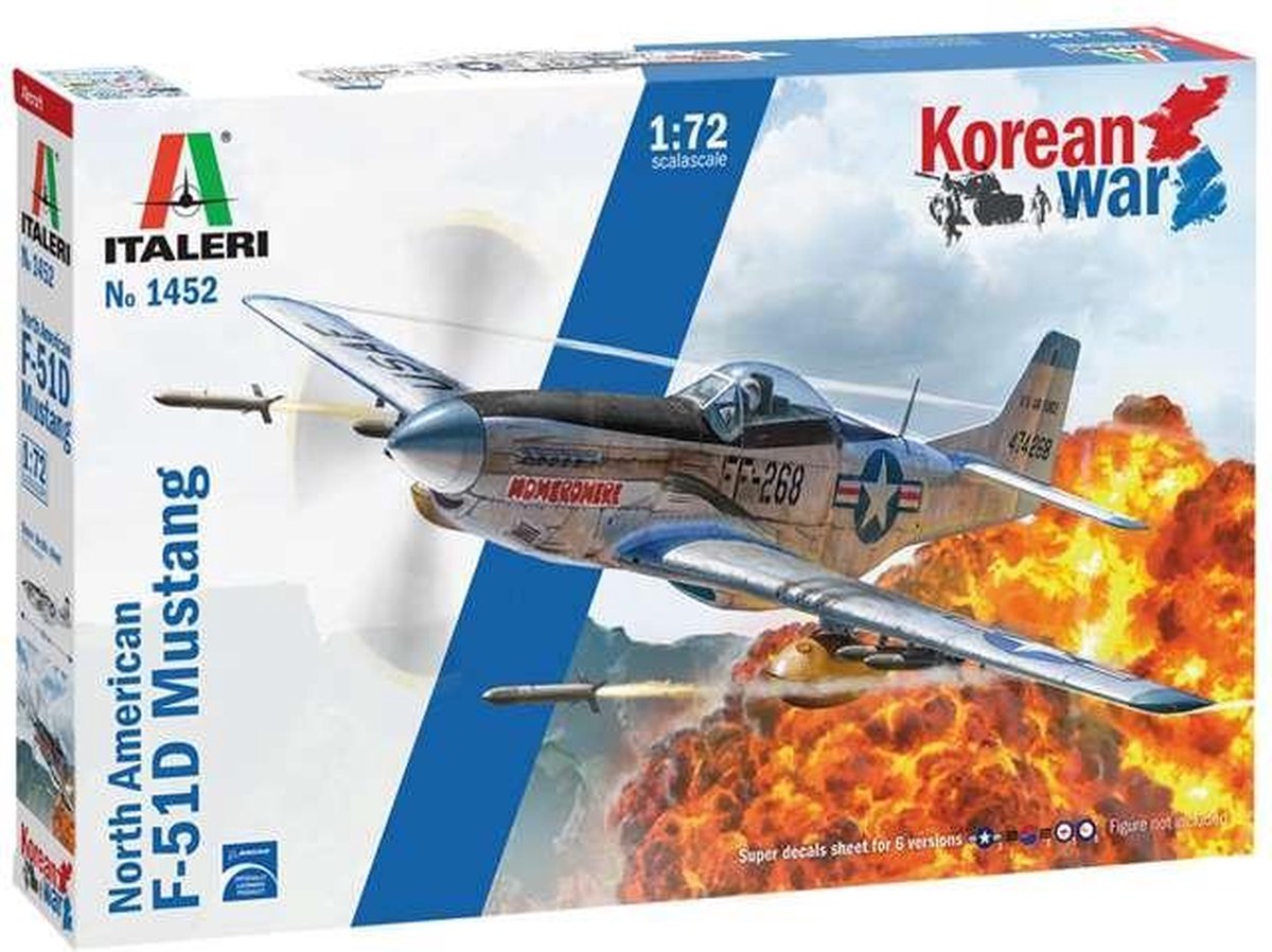 Italeri - F-51d Korean War 1:72 (?/21) * - ITA1452S - modelbouwsets