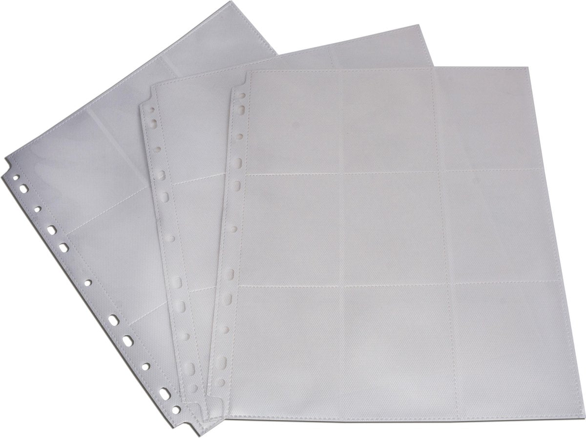 Blackfire 18Pocket Pages White Sideloading (50 pcs)