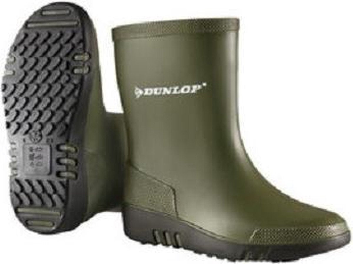 Dunlop - K180010 mini kinderlaars pvc groen - Maat 20