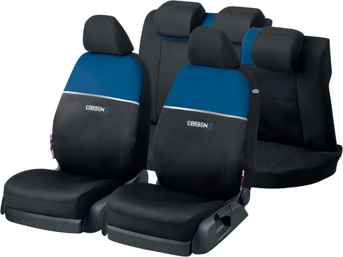 Autostoelhoes set| voor in auto – stoelhoezen – stoel hoes - blauw