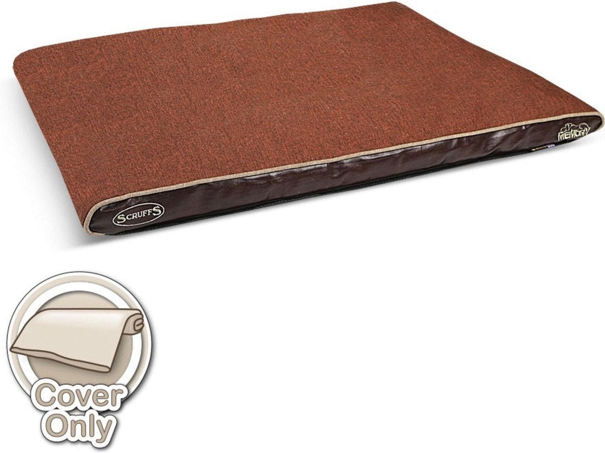 Scruffs Hilton Memory Foam Hondenkussen - M - Chocolade Bruin