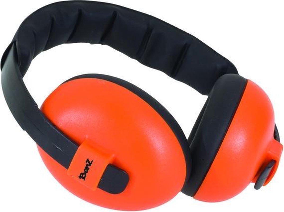 Baby Banz Gehoorbeschermers Speciaal voor Baby's en Peuters - Oranje - (3-36mnd)