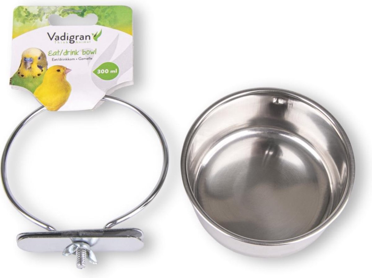Dierenbenodigdheden Vadigran Eetpot Inox +1 Vijs 9