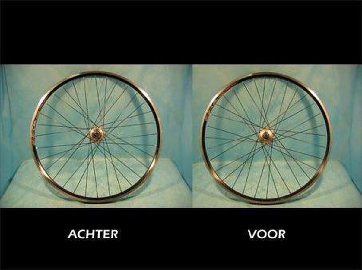 Velox wielset Piste 26 zwart voor draadband