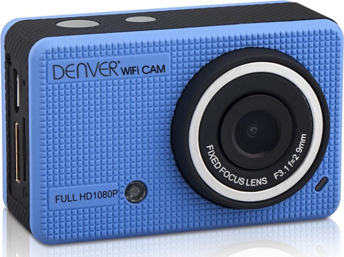 Denver ACT-5020TW - Full HD Action Cam - 5mpixel - 120° kijkhoek - Blauw