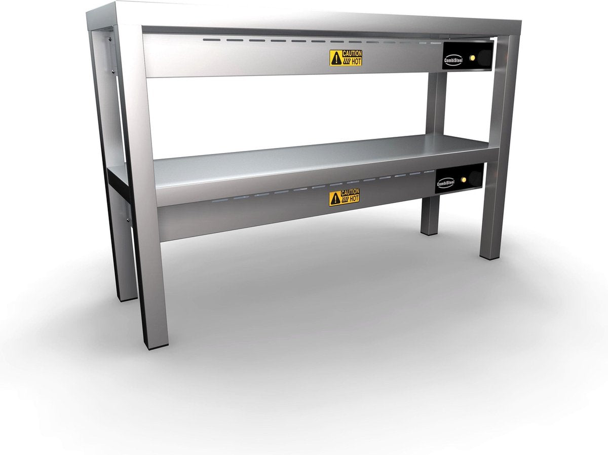 Professionele Combisteel Etagere Keramisch Verwamd 2 Niveaus 1000
6 Heaters Ã€ 250W | 7020.0730 | Horeca