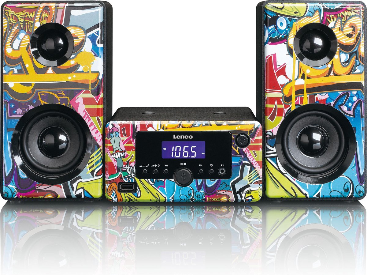 Lenco MC-020 Tags - Stereoset met FM radio