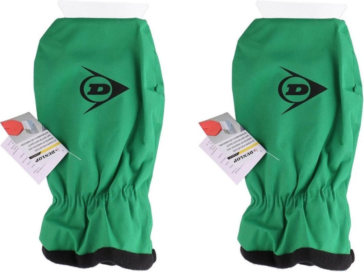 2x Ijskrabbers met warme handschoen groen 35 cm