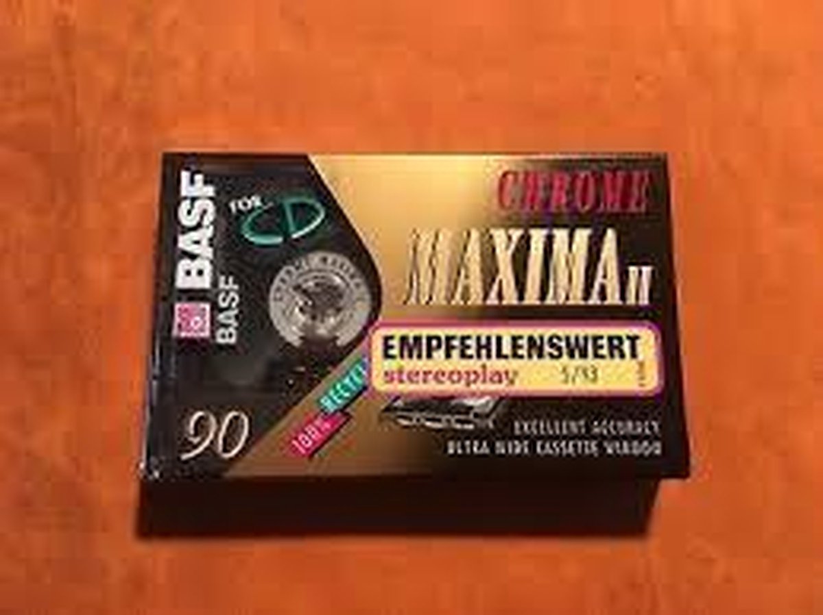 BASF Cassettetape Maxima II 90 Chrome