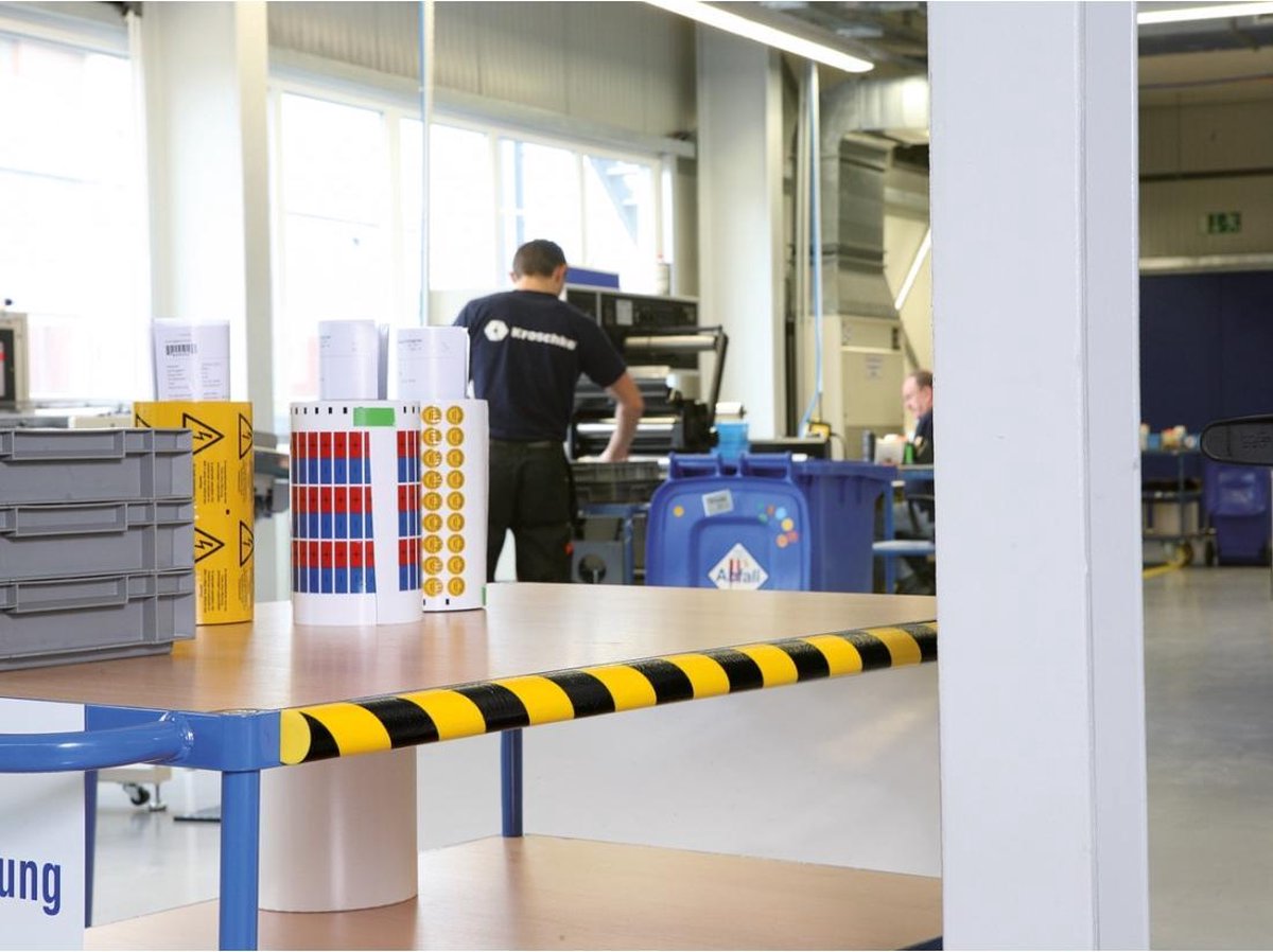 Stootrand vlakbeschermingsprofiel Type C lengte 1 m Geel