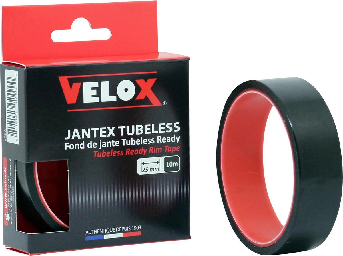 Velox Velgtape VTT 25mm tubeless wiel 25C 10meter