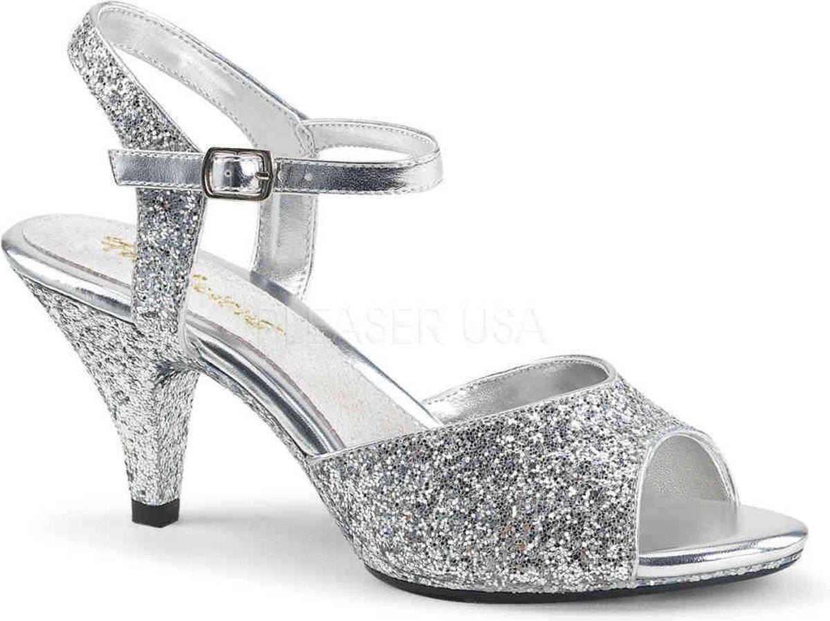 Fabulicious Hoge hakken -39 Shoes- BELLE-309G Zilverkleurig