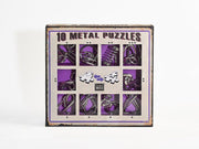 Eureka 10 Metal Puzzles Set Purple
