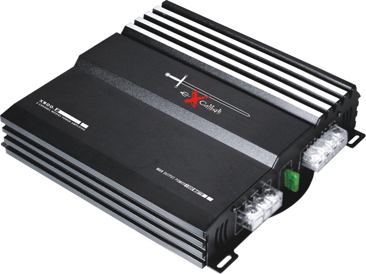 Excalibur X500.2  2-Kanaals Versterker 1000 watts