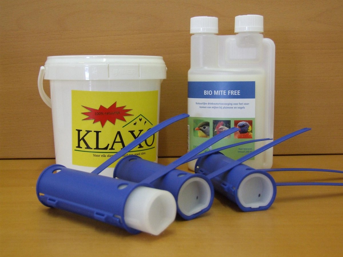 Bloedmijt bestrijdingspakket voor kleine kippenhokken
