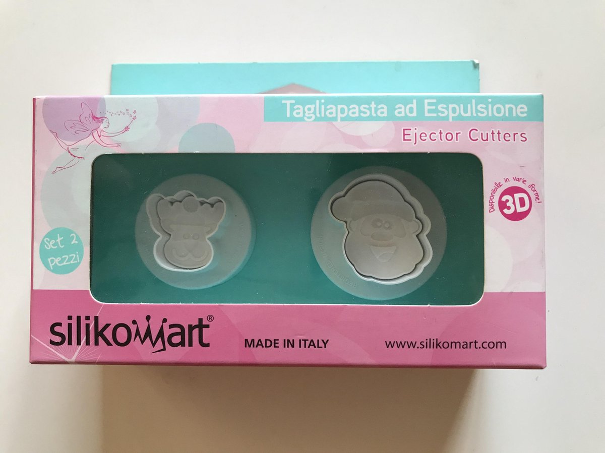 Silikomart plunger uitstekers kerstmis