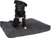 Snoozle Hondenkussen Amsterdam - Orthopedisch - Wasbaar - Hondenmand - Hondenbed - 100 x 70 cm - Stormy Grey
