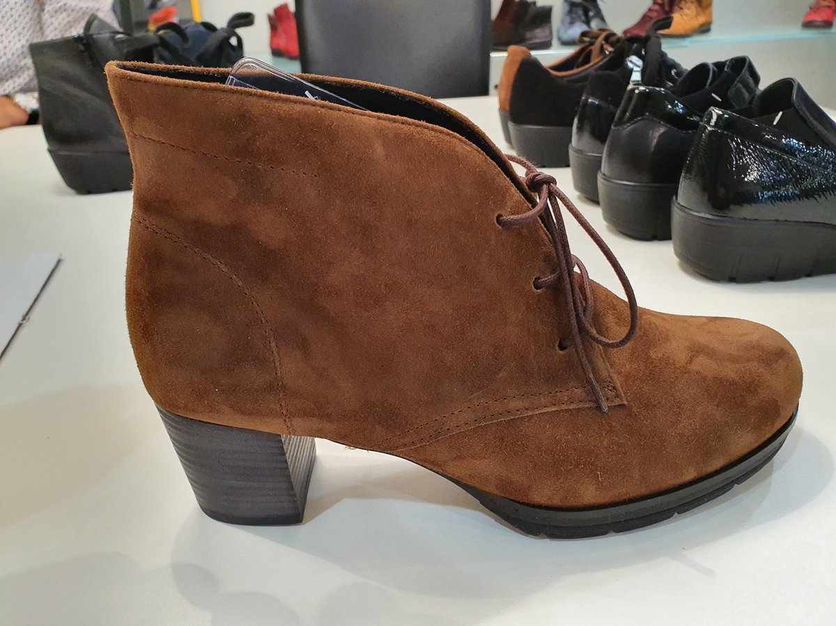 Semler Mira Veter Blokhak Cognac Suede