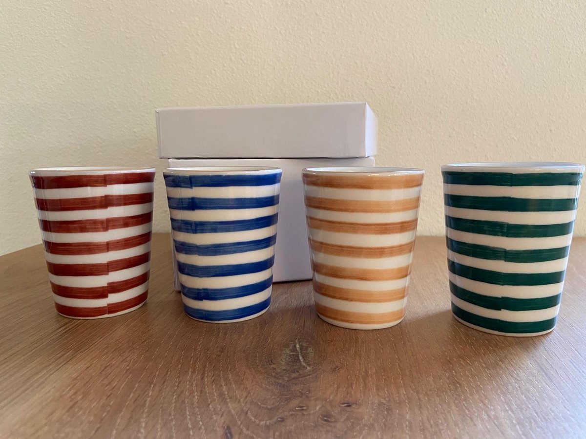 Koffie mok Casablanca set van 4