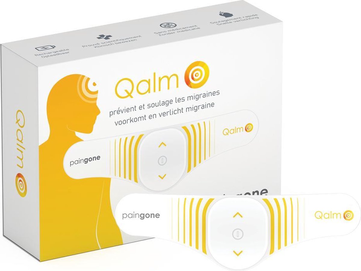 Paingone Qalm|Verlicht en voorkomt migraine|verlichting van migraine