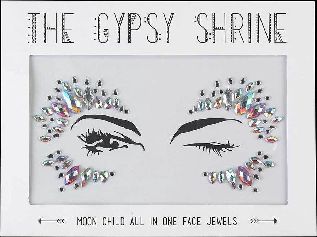 Limited Edition The Gypsy Shrine Festival Makeup Palet met strass steentjes - Moon Child