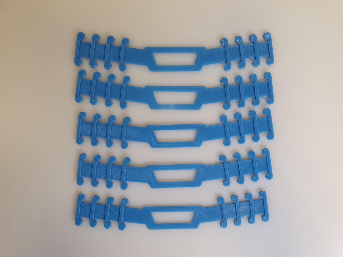 EarComfort LUXE set van 5 stuks blauw - Earsaver - Ear saver - Mondkapjes dragen zonder pijn en irritatie - mondkapjes houder - earsavers mondmasker - aantrekhulp - mondkapje beschermstuk - draagband mondmasker - oorbeschermer - strip voor mondkapje