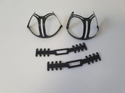 EarComfort earsaver 2 stuks + 2 neusclips - zwart - earsaver voor mondkapje - vrijer ademen - anti mist beugel - mondmasker beugel - voorkomt het aanslaan van de bril - BreathComfort - ComfiBreath - ComfiEar