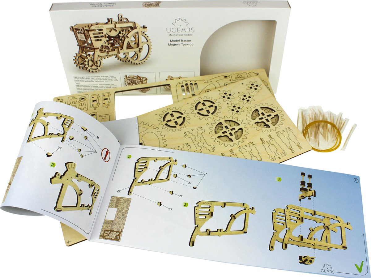 Ugears - Houten Modelbouw - Tractor