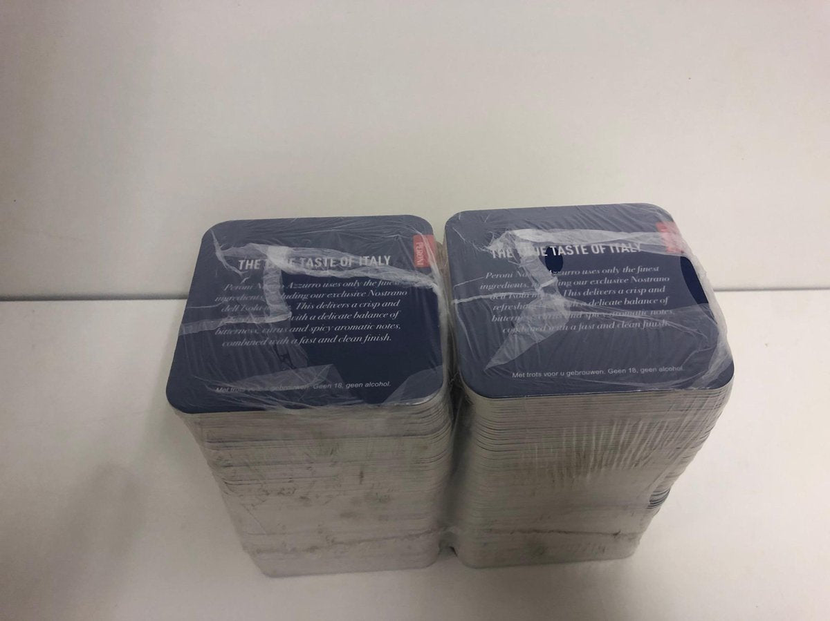 PERONI BIERVILTEN VIERKANT (100 ST.)