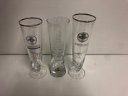 Warsteiner bierglas set 3 stuks bierglazen 1 x alcoholfrei + 2 x pilsglas