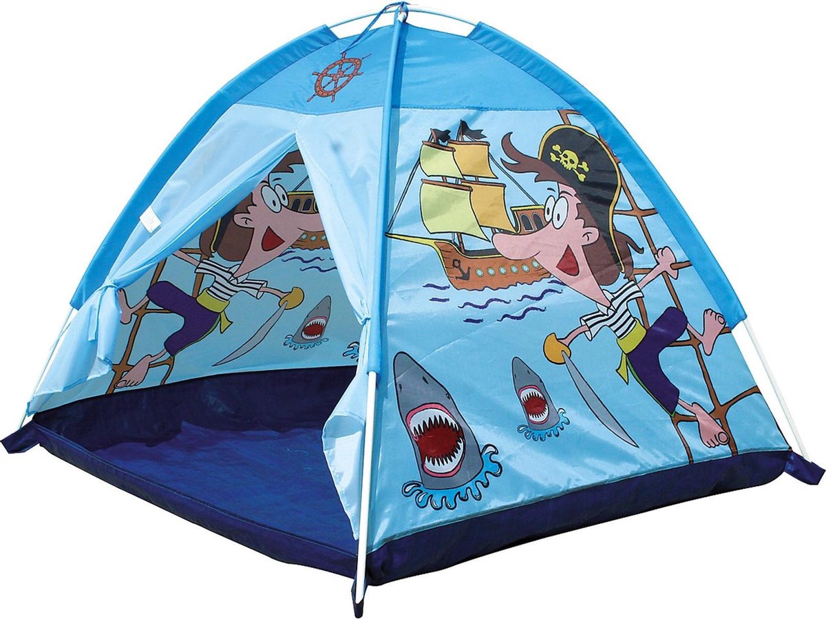 Bino Speeltent Piraat Junior 112 X 94 Cm Polyester Blauw
