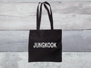 BTS - JungKook | Korean Boyband Kpop Bangtan Boys Katoenen Tas | K-Pop fan | My bias is JungKook