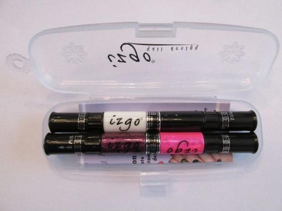IZGO Naildesign 2 in 1 Nagellak DUO Nail Art Pen Barbie is here! Set