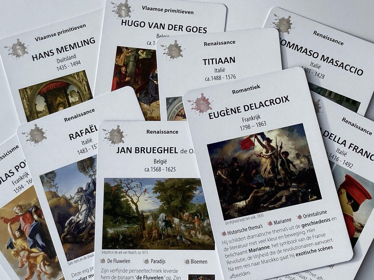 uitbreiding voor ARTSHAKE HET SPEL  "OUDE MEESTERS"