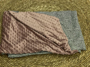 De allerlaatste! Super prijs. Ledikantdeken - panterprint - minky fleece - sale