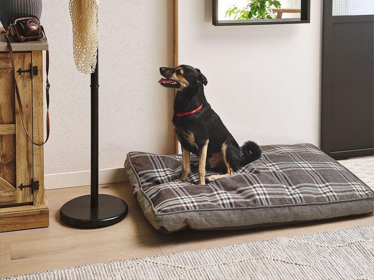 Beliani AMARAT - Dierenbed - bruin - polyester
