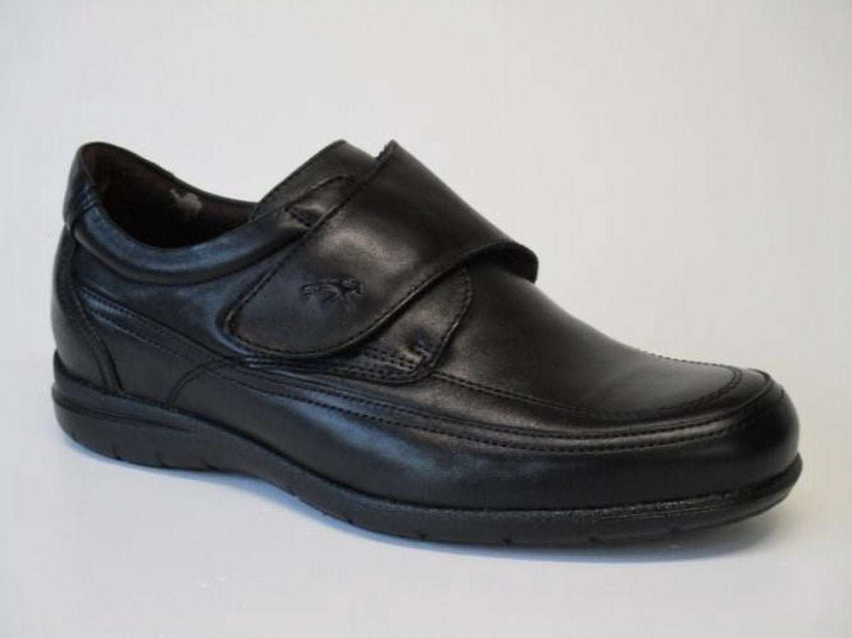 Fluchos -Heren -  zwart - geklede lage schoenen - maat 43