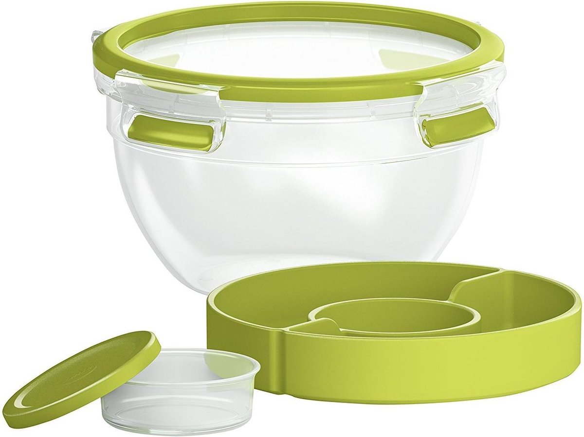 Emsa CLIP and GO Saladbox 1.0L Groen