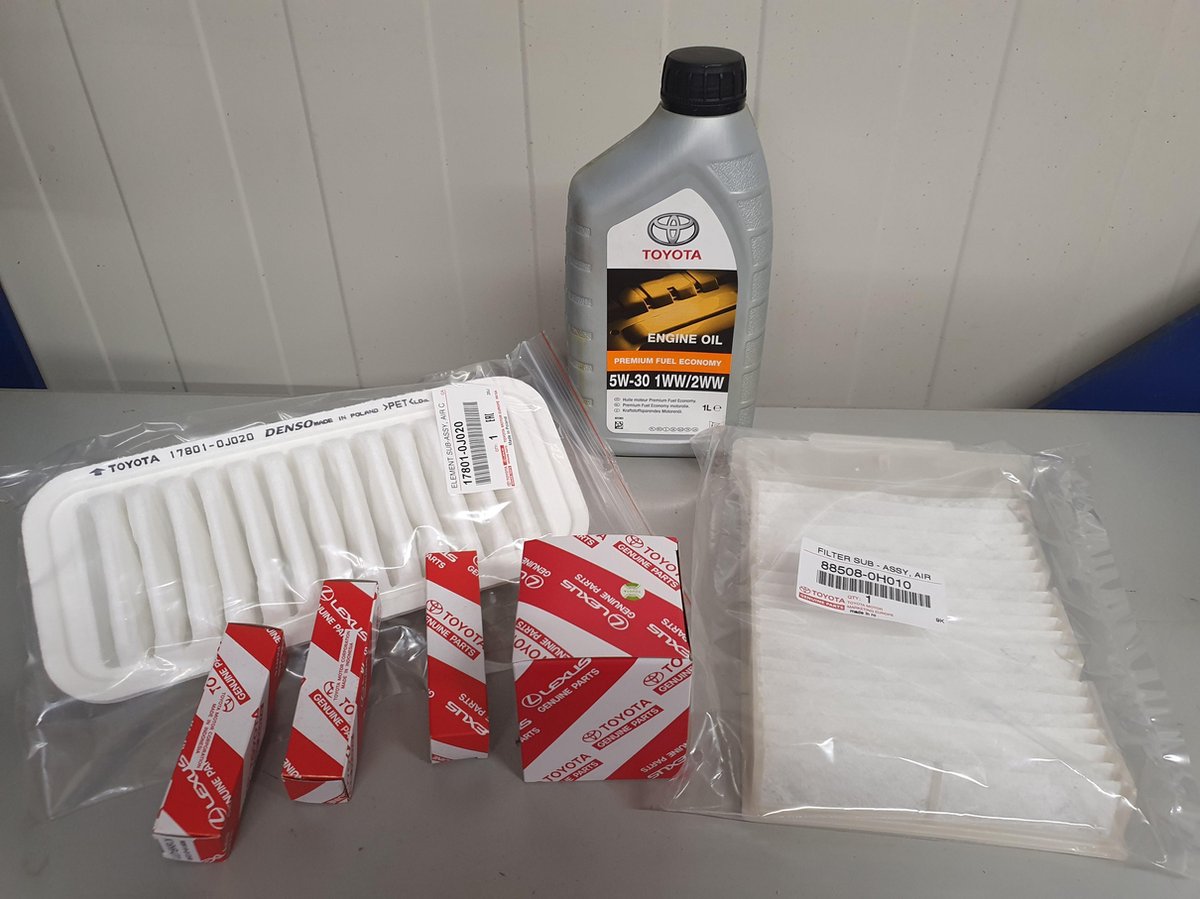 Onderhoudsset Toyota Aygo olie