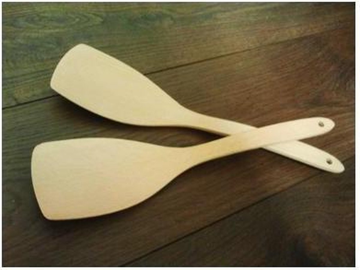 Set van 2 - Houten spatel - 32cm x 8cm - Eppicotispai