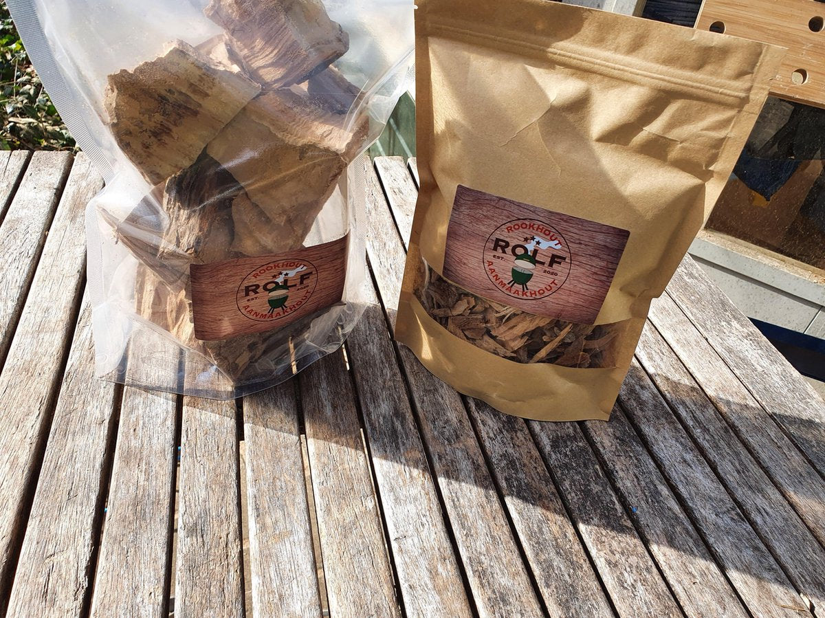 Assortiment whisky rookhout chunks / rookmot