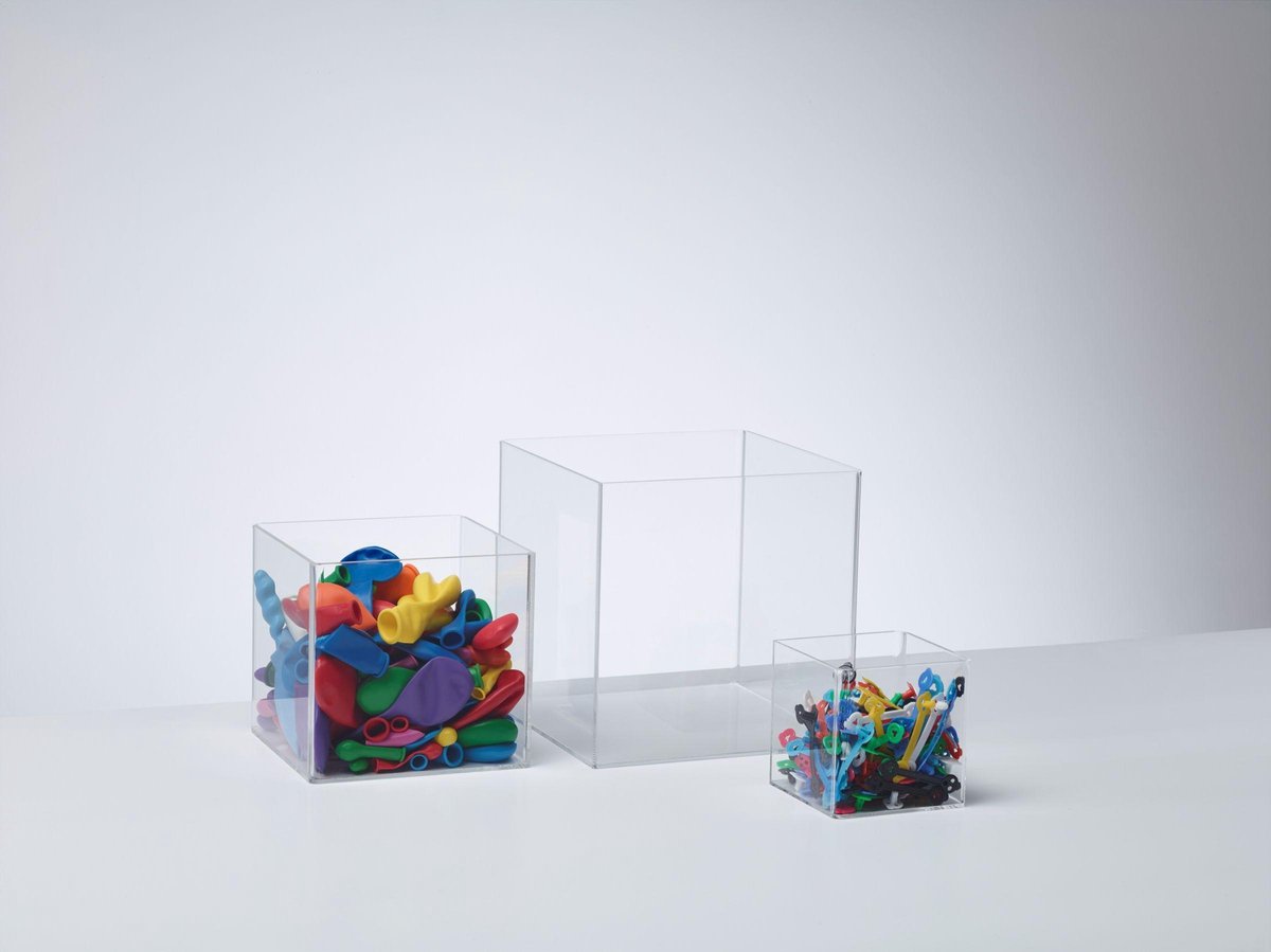 Plexi kubus van 30cm x 30cm x 30cm