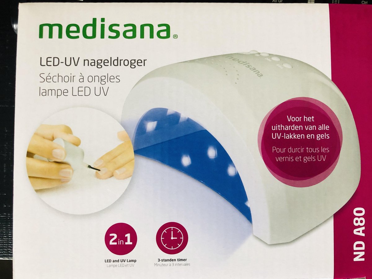 LED- UV nageldroger - LED lamp - UV-lakken - nagel timer - Nageldrogerlamp