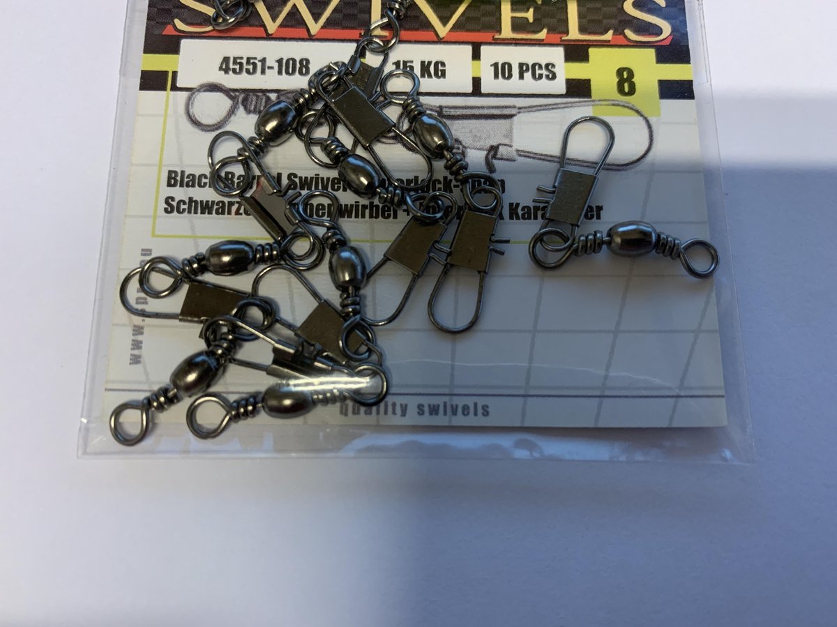 Spro wartels | Maat 8 | 15 kg trekkracht | 10 stuks